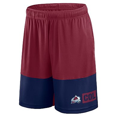 Men's Burgundy Colorado Avalanche Best of the Best Shorts