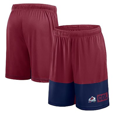 Men's Burgundy Colorado Avalanche Best of the Best Shorts