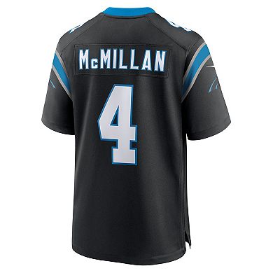 Men's Nike Tetairoa McMillan Black Carolina Panthers 2025 NFL Draft First Round Pick Game Jersey