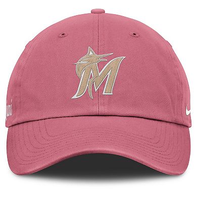 Unisex Nike Pink Miami Marlins Club Adjustable Hat