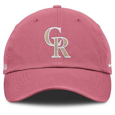 Unisex Nike Pink Colorado Rockies Club Adjustable Hat
