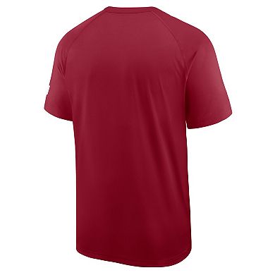 Men's Nike Crimson Oklahoma Sooners Ready Raglan Premium Performance T-Shirt