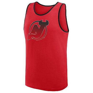 Men's Red New Jersey Devils Unmatched Success Tank Top