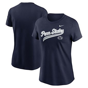 Women's Nike Navy Penn State Nittany Lions Local Script T-Shirt