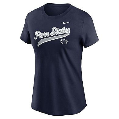 Women's Nike Navy Penn State Nittany Lions Local Script T-Shirt
