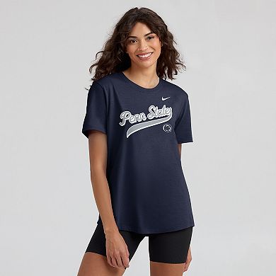 Women's Nike Navy Penn State Nittany Lions Local Script T-Shirt