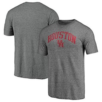 Men's Heather Gray Houston Cougars Arched City Tri-Blend T-Shirt
