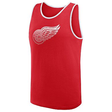 Men's Red Detroit Red Wings Unmatched Success Tank Top