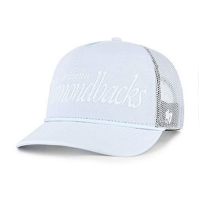 Men's '47 Light Blue Arizona Diamondbacks Foundation Script Hitch Adjustable Trucker Hat