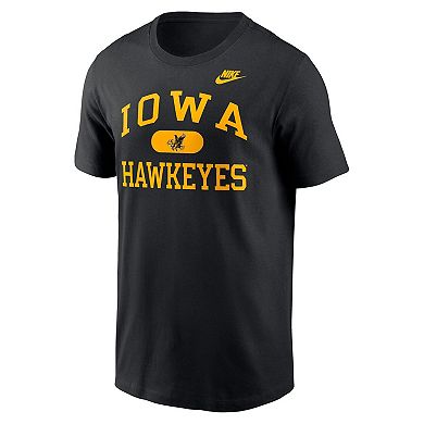 Men's Nike Black Iowa Hawkeyes Legacy Alma Mater T-Shirt