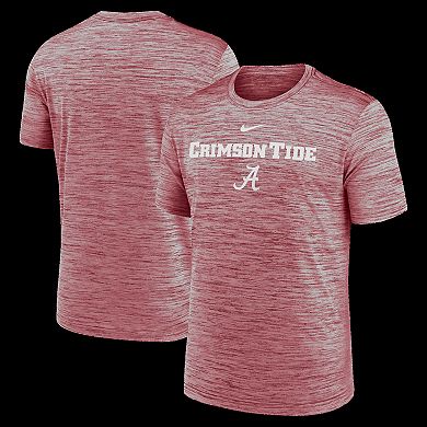 Men's Nike Crimson Alabama Crimson Tide 2025 Sideline Velocity Performance T-Shirt