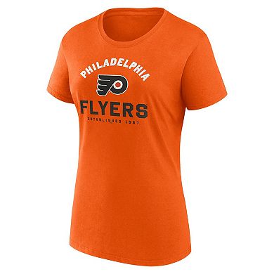 Women's Orange Philadelphia Flyers Unrivaled T-Shirt