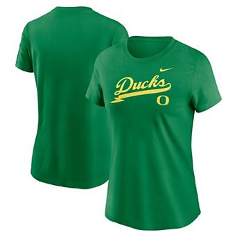 Women's Nike Green Oregon Ducks Local Script T-Shirt