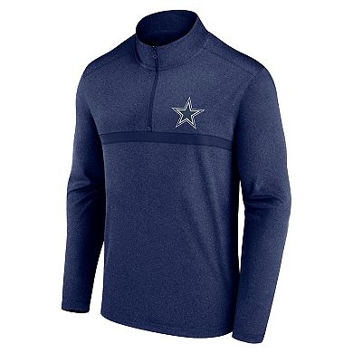 Men's Fanatics Navy Dallas Cowboys Head-to-Head Quarter-Zip Top