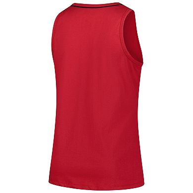 Women's Profile Red St. Louis Cardinals Plus Sized Stellar Win V-Neck Tank Top