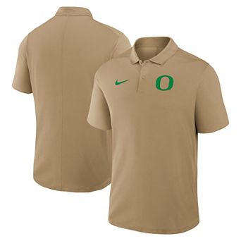 Men's Nike Tan Oregon Ducks Primetime Victory Primary Logo Performance Polo