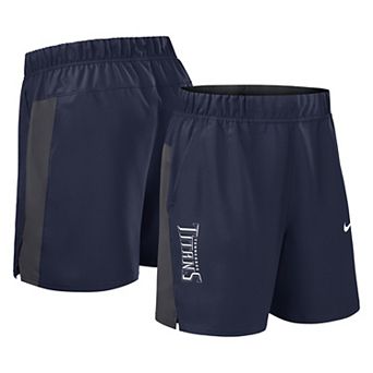 Men's Nike Navy Tennessee Titans Woven Victory Performance Shorts