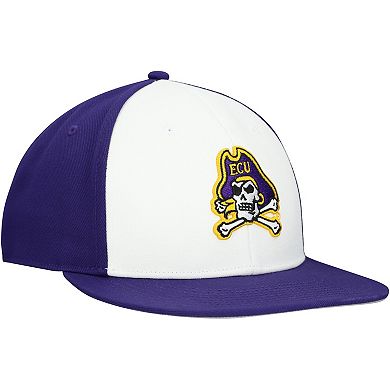 Men's adidas White/Purple ECU Pirates On Field Fitted Hat