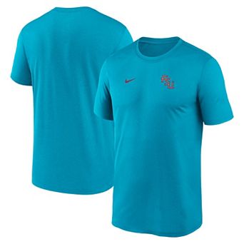 Men's Nike Turquoise Florida State Seminoles 2025 Sideline Small Logo Legend Performance T-Shirt