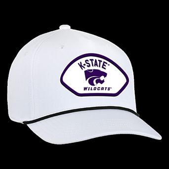 Men's�Ahead White Kansas State Wildcats Alto Rope Adjustable Hat