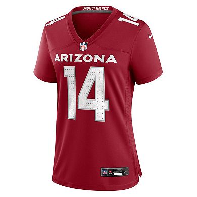 Women's Nike Michael Wilson Cardinal Arizona Cardinals Team Game Jersey