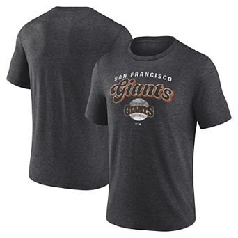 Men's Charcoal San Francisco Giants Wonderment Tri-Blend T-Shirt