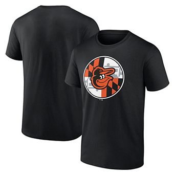 Men's Black Baltimore Orioles Flag T-Shirt