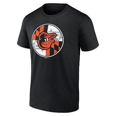 Men's Black Baltimore Orioles Flag T-Shirt