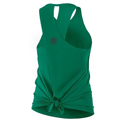 Women's Nike Green Green Bay Packers Glory Crisscross Performance Tank Top