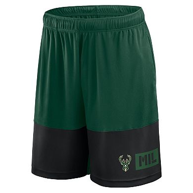 Men's Hunter Green Milwaukee Bucks Best of the Best Shorts
