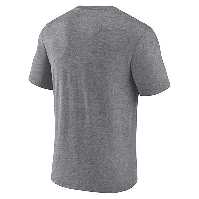 Men's Heather Gray Nebraska Huskers Arched City Tri-Blend T-Shirt
