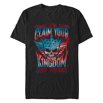 Big & Tall WWE Cody Rhodes Claim Your Kingdom Graphic Tee