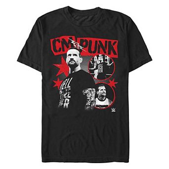 Big & Tall WWE CM Punk Poster Graphic Tee