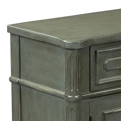 Starlight Canyon Home Gray 1 Drawer 2 Door Accent Cabinet, Buffet and Entryway Cabinet