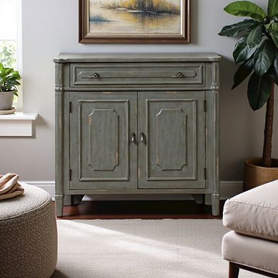 Starlight Canyon Home Gray 1 Drawer 2 Door Accent Cabinet, Buffet and Entryway Cabinet