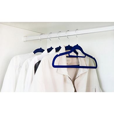 120 Pack of Premium Velvet Non-Slip Hangers