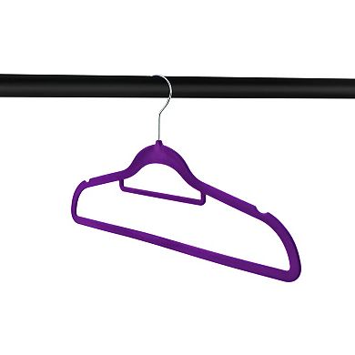 120 Pack of Premium Velvet Non-Slip Hangers