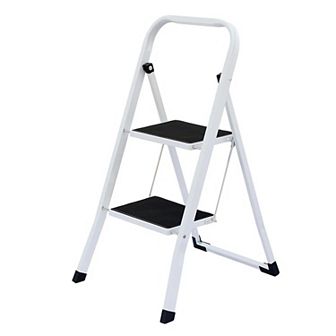 Lightweight Folding Step Stools with Anti-Slip Pedal