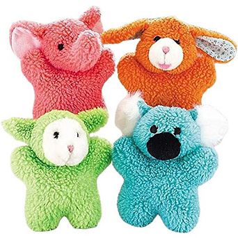 Zanies Cuddly Berber Baby Dog Toy (bunny, Elephant, Koala, And Lamb)