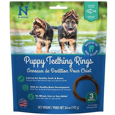 N-bone Puppy Teething Rings Salmon Flavor (3 Count)