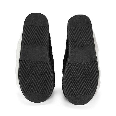 Women's Colorblock Plush Slippers