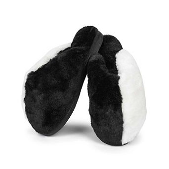 Women's Colorblock Plush Slippers