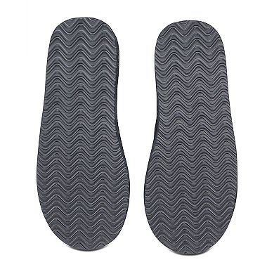 Men's Memory Foam True Suede Plush Slippers