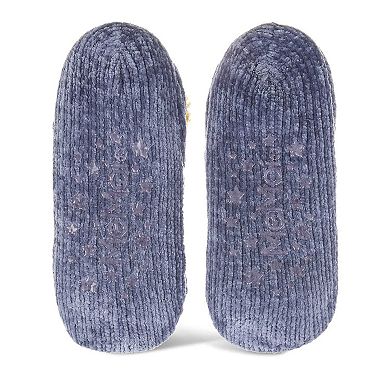 Women's Cozy Daisies Chenille Sherpa Lined Slippers