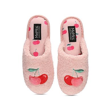 Women's Cherries Terry Slide Slippers