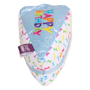 Multipet Birthday Cake Slice Dog Toy