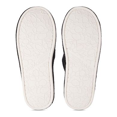 Women's Bow Plush Memory Foam Slippers