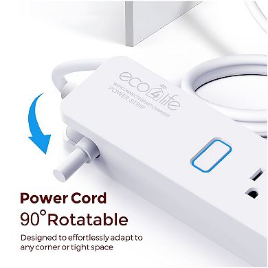 Smart Wi-Fi Surge Protect Power Strip with 65W Fast Charge Station