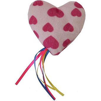 Imperial Cat Cat 'n Around, Ribbon Heart Cat Toy, Assorted Colors