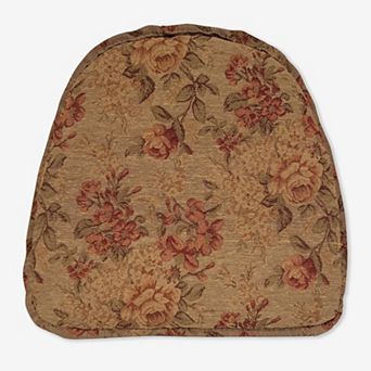 BrylaneHome Tapestry Gripper Non-Slip Chair Pad